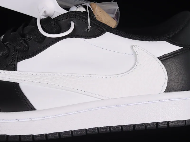 All Categories Air Jordan Jordan series basketball shoes Air Jordan 1 Low Travis Scott x Air Jordan 1 Low OG AJ1 Joe 1 black and white overhead low-top basketball shoes DM7866-007